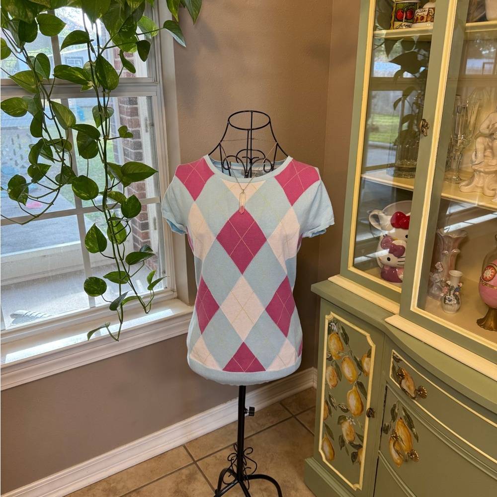 Argyle Sweater Top